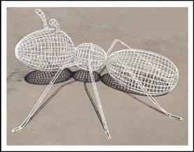 铁艺镂空蚂蚁雕塑
